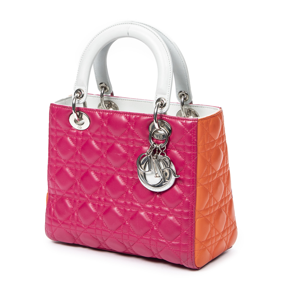Dior Medium Tricolor Lady Dior - Picture 2 of 9